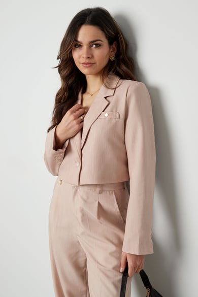 Kurzer Blazer – Rosa  h5 Bild3